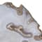 Hello Honey® 6" Natural & Brass Finish Agate & Metal Wall Lamp